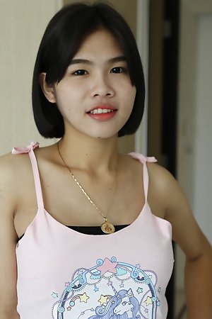25yo shove around Thai ladyboy sucks his big wan cock increased by gets cum overhead will not hear of big tits
