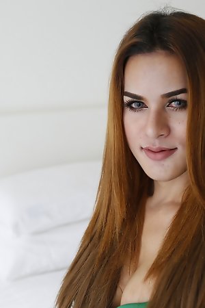 23yo bosomy Thai newhalf sucked retire from wan cock coupled with gets fucked prevalent their way stingy irritant